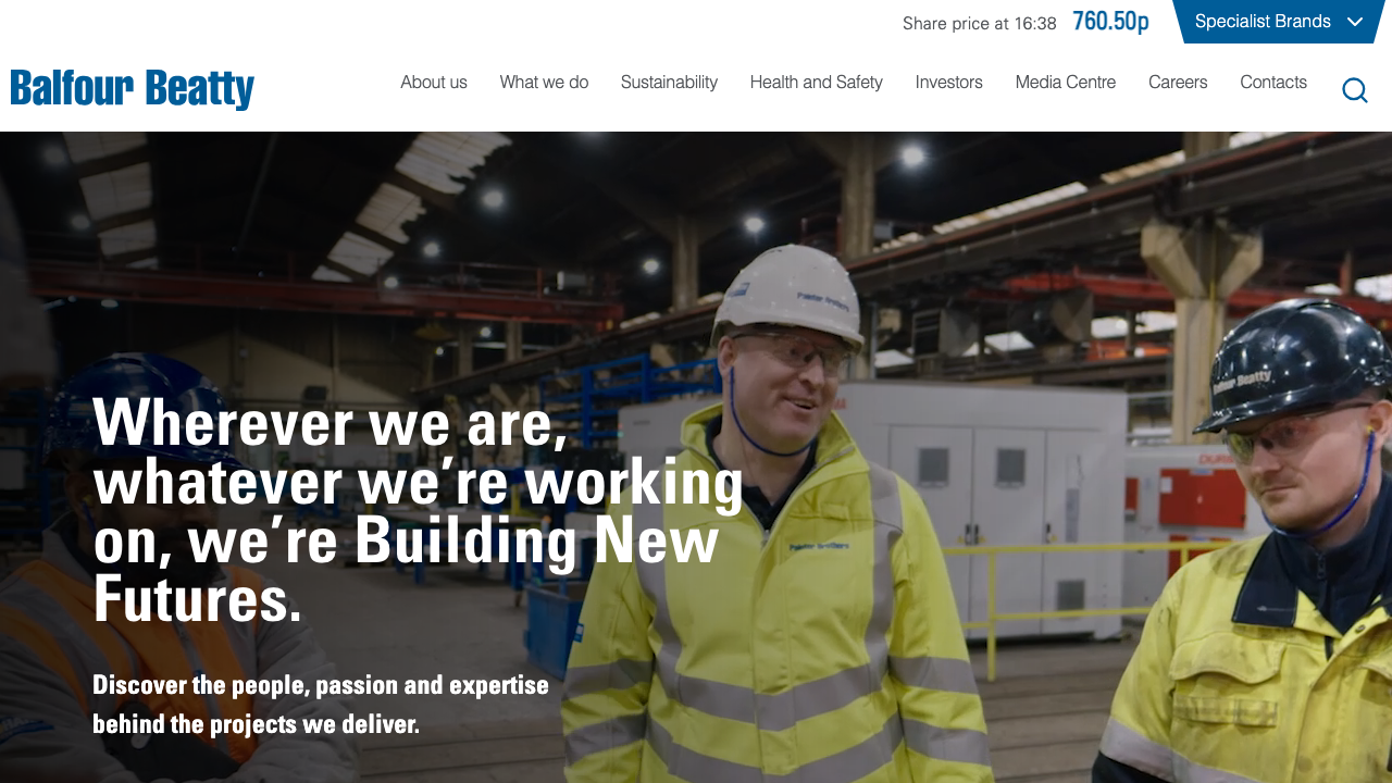 BALFOUR BEATTY KILPATRICK LIMITED website preview