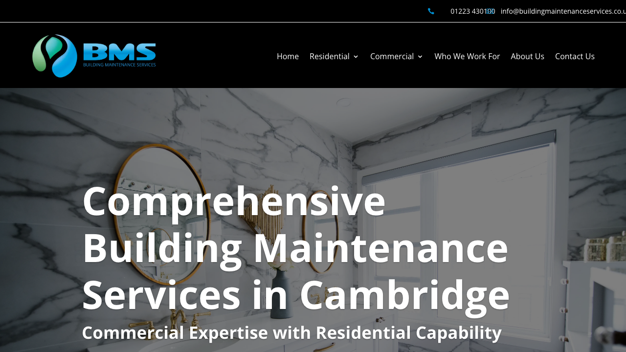 BUILDING MAINTENANCE SERVICES (CAMBRIDGE) LTD website preview