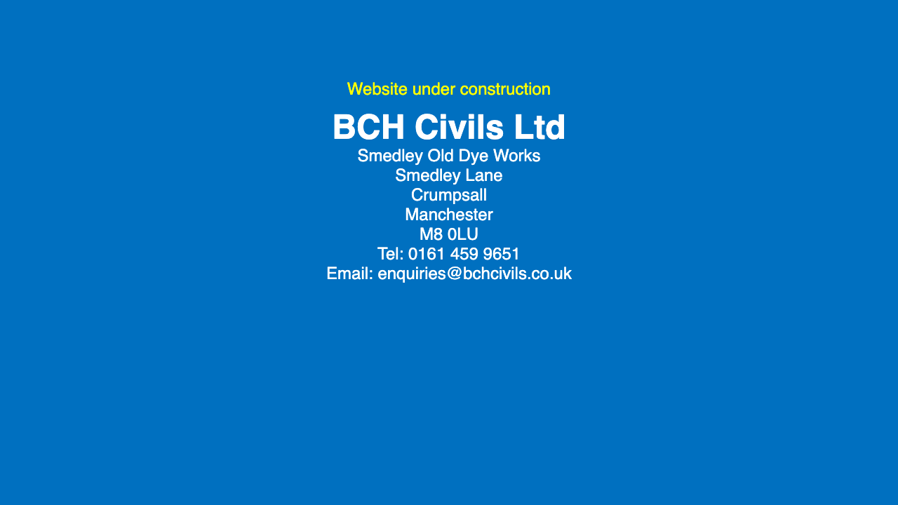 CHORLTON CIVILS LTD website preview