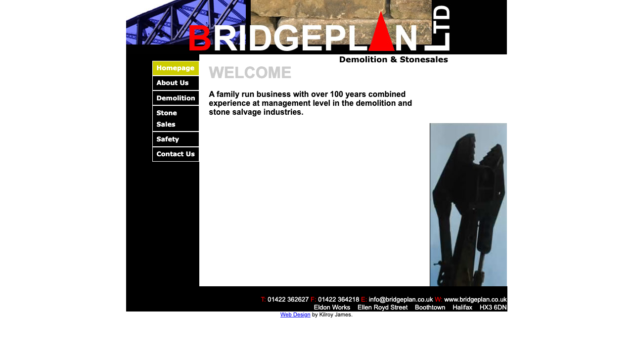 BRIDGEPLAN DEMOLITION LIMITED website preview