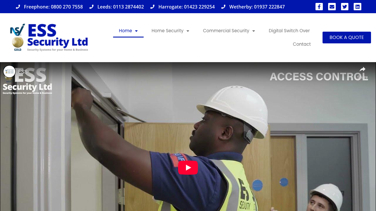 ESS - SECURITY LIMITED website preview