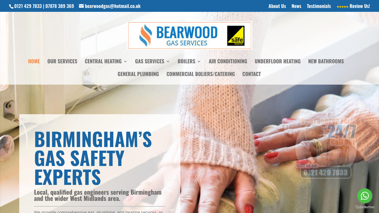 BEARWOOD HEATING & PLUMBING LTD website preview