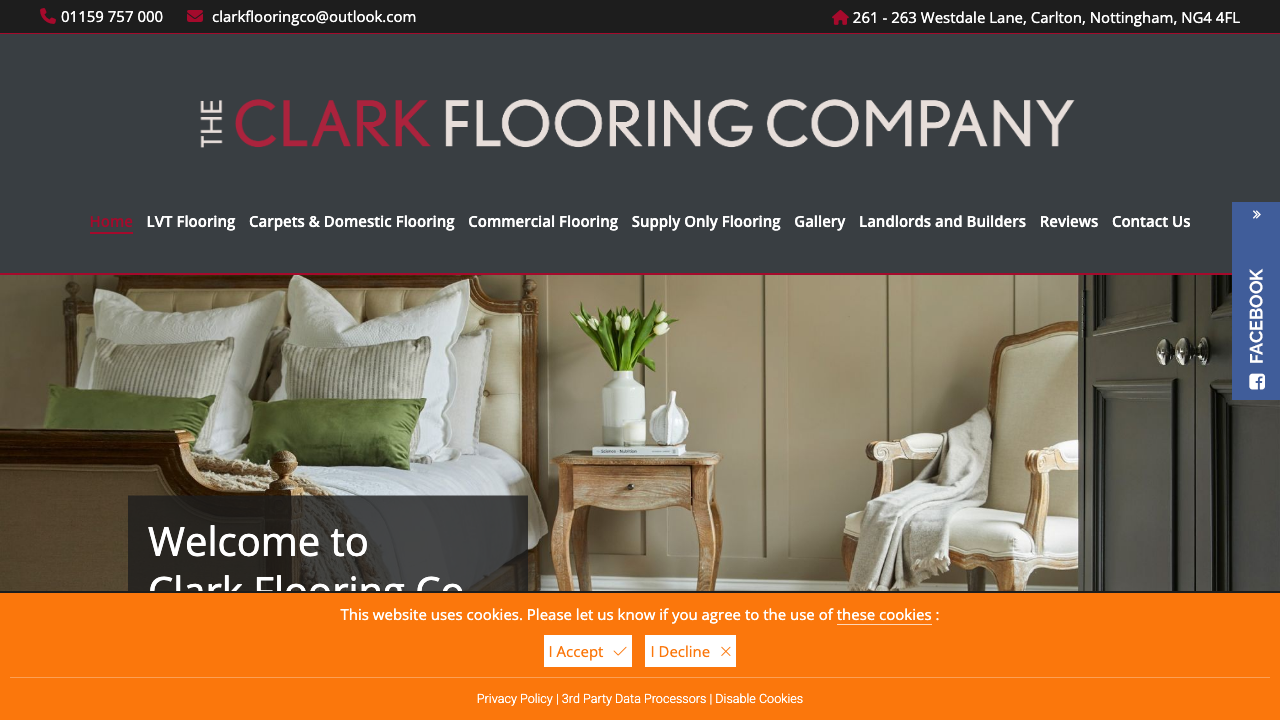CLARK FLOORING COMPANY LIMITED website preview
