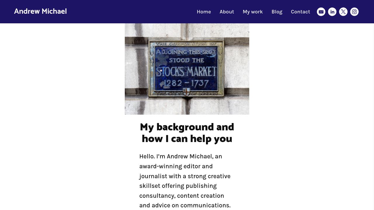 ANDREW MICHAEL LTD website preview