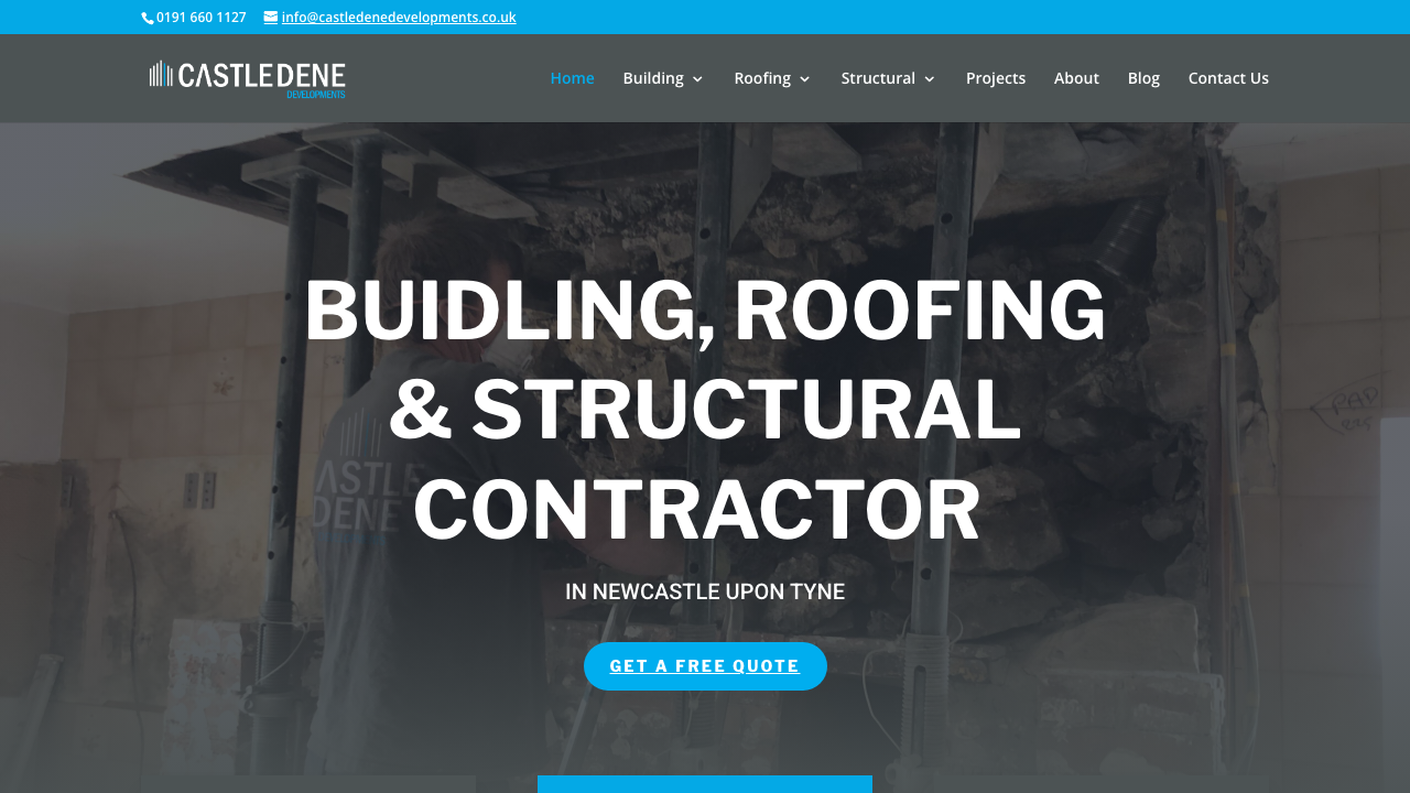 CASTLEDENE DEVELOPMENTS LTD website preview