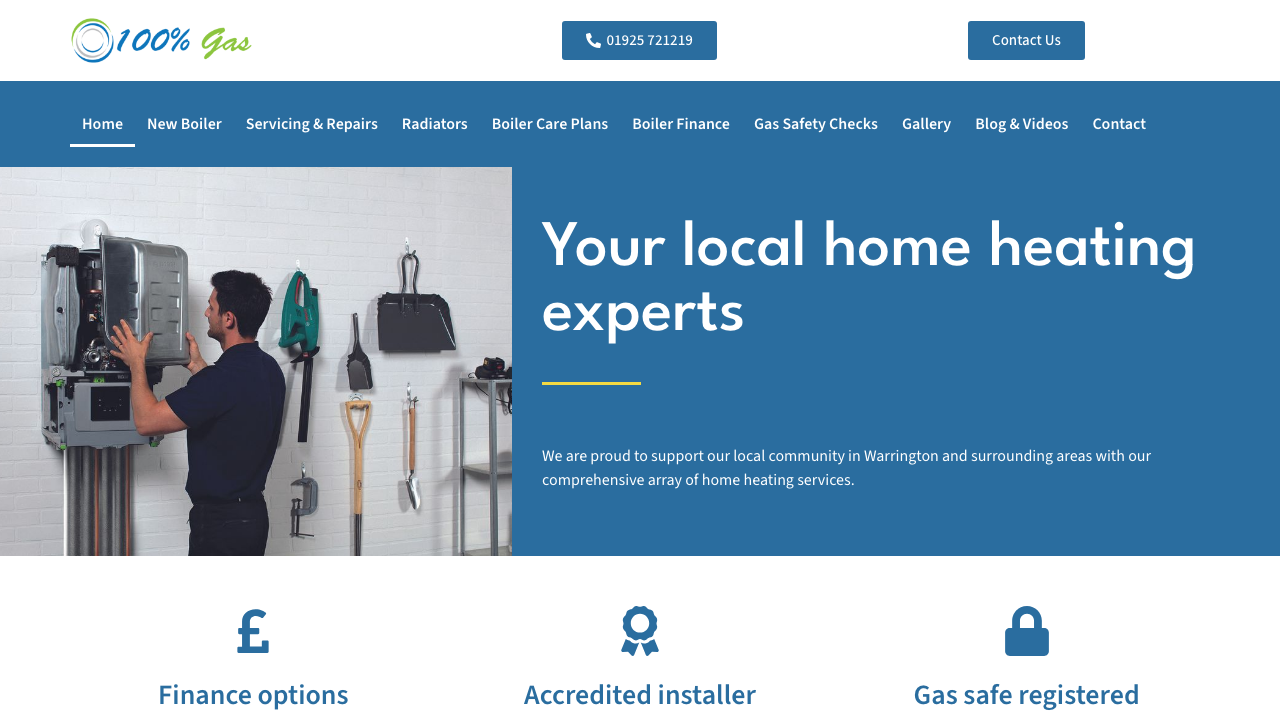 100%GAS LTD website preview