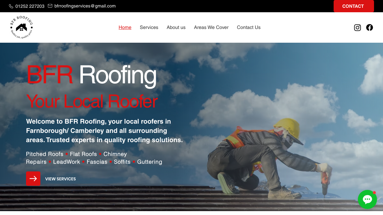 BFR ROOFING LIMITED website preview
