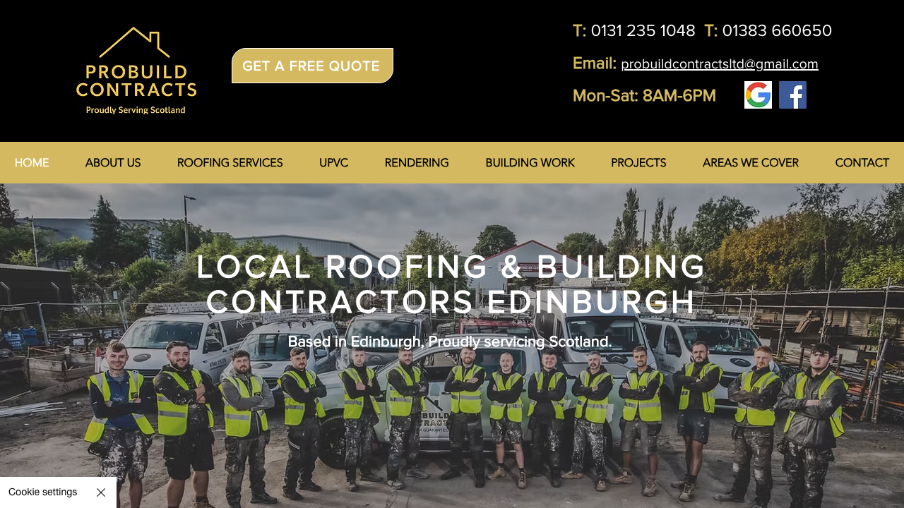 CASTLE ROCK CONTRACTS LIMITED website preview