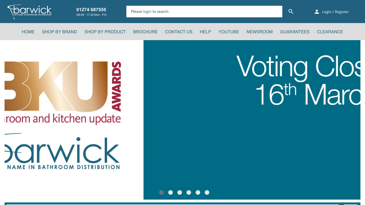 BARWICK CO. LTD website preview