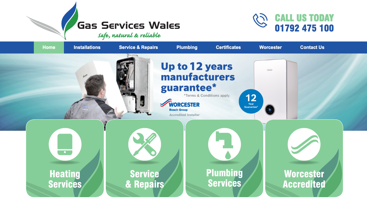 GAS SERVICES WALES LIMITED website preview