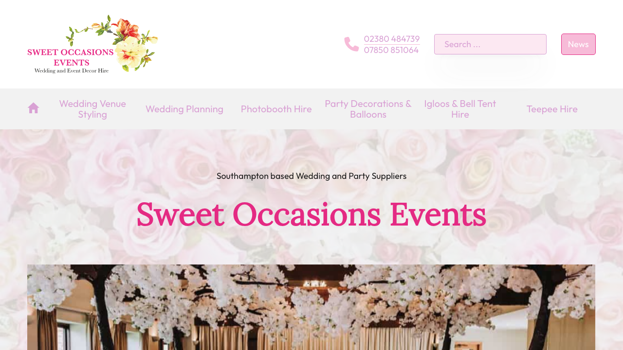 2 SWEET OCCASIONS LTD website preview