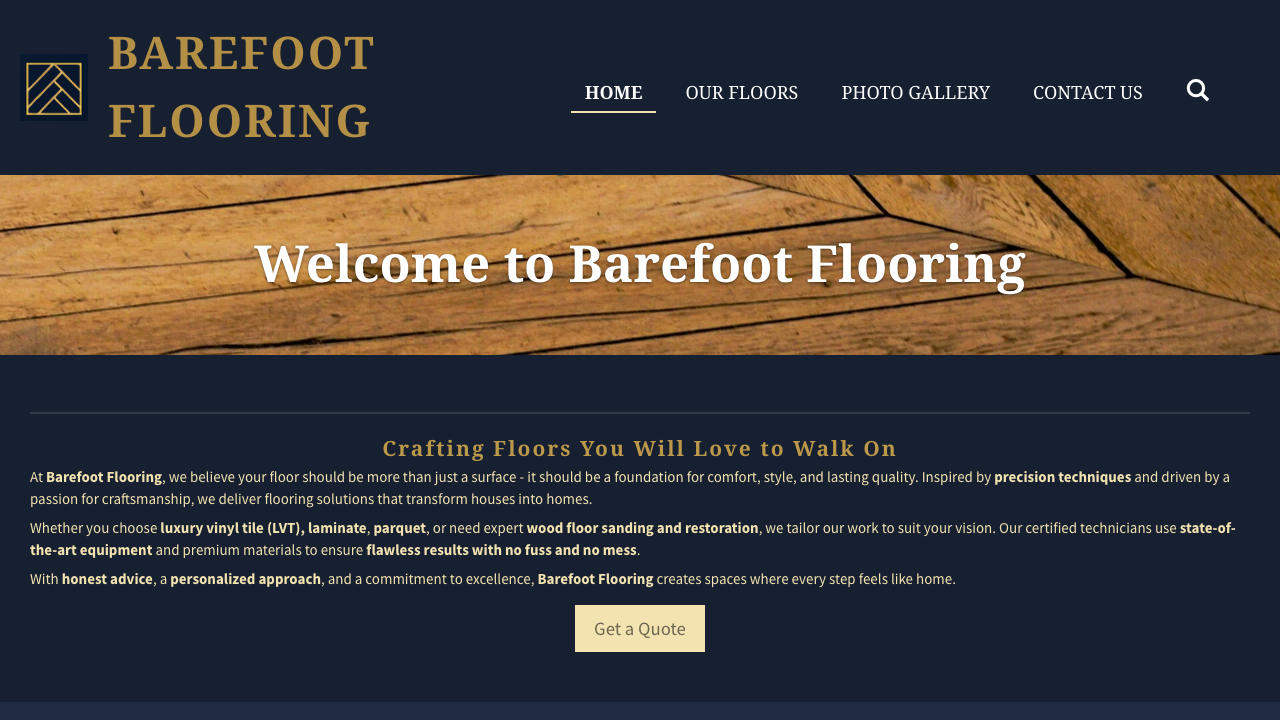 BEAR FOOT FLOORING LIMITED website preview