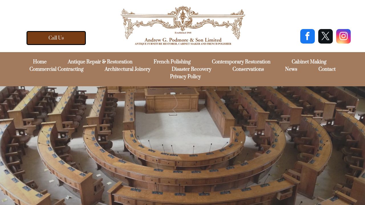 ANDREW G PODMORE & SON LIMITED website preview