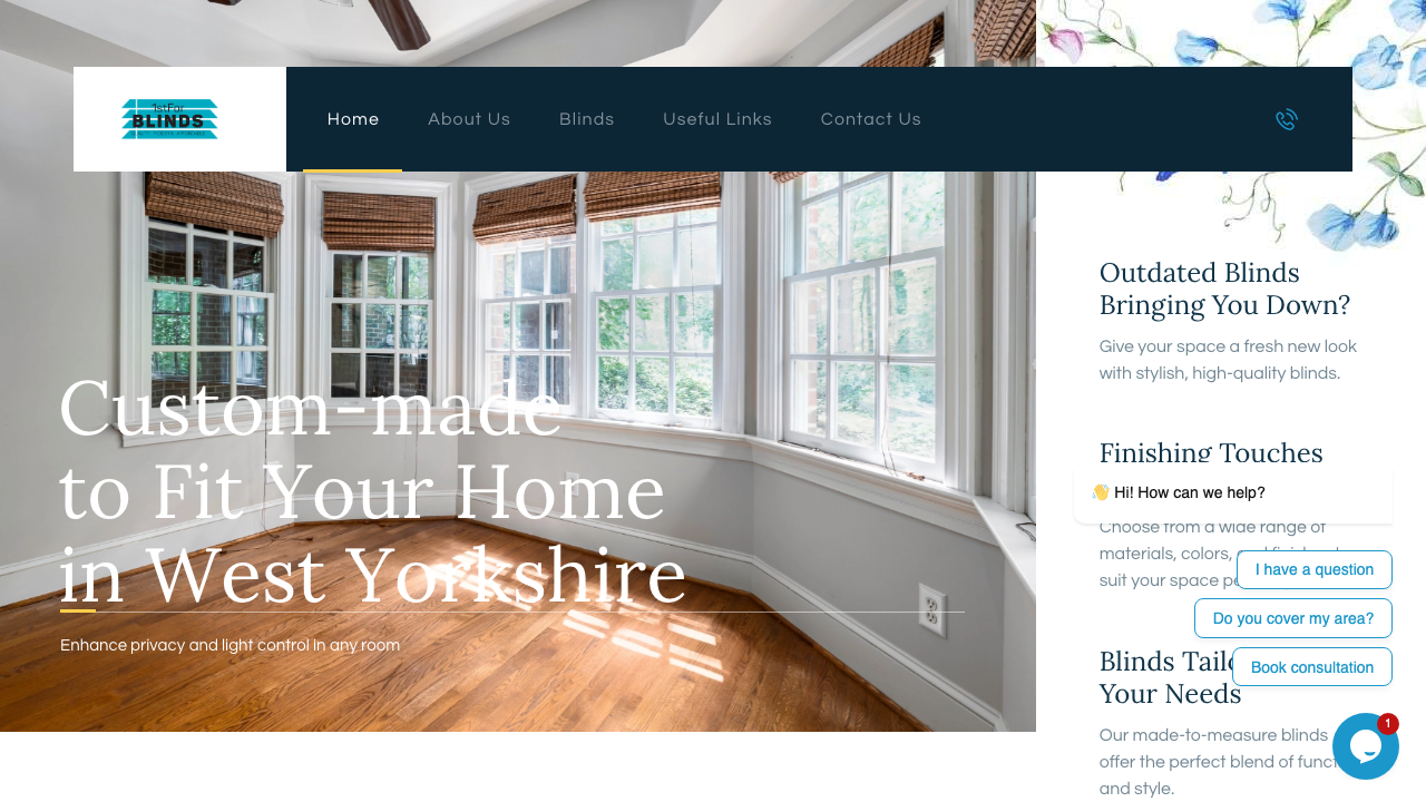 1ST FOR BLINDS, SHUTTERS & CURTAINS DIRECT LTD website preview