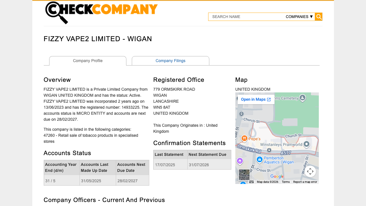FQC LTD website preview