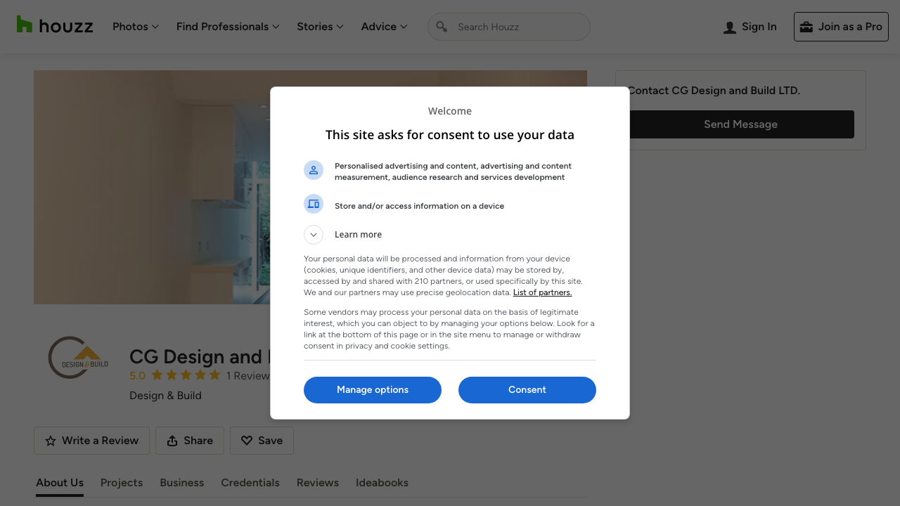CG DECORATING SPECIALIST LTD website preview