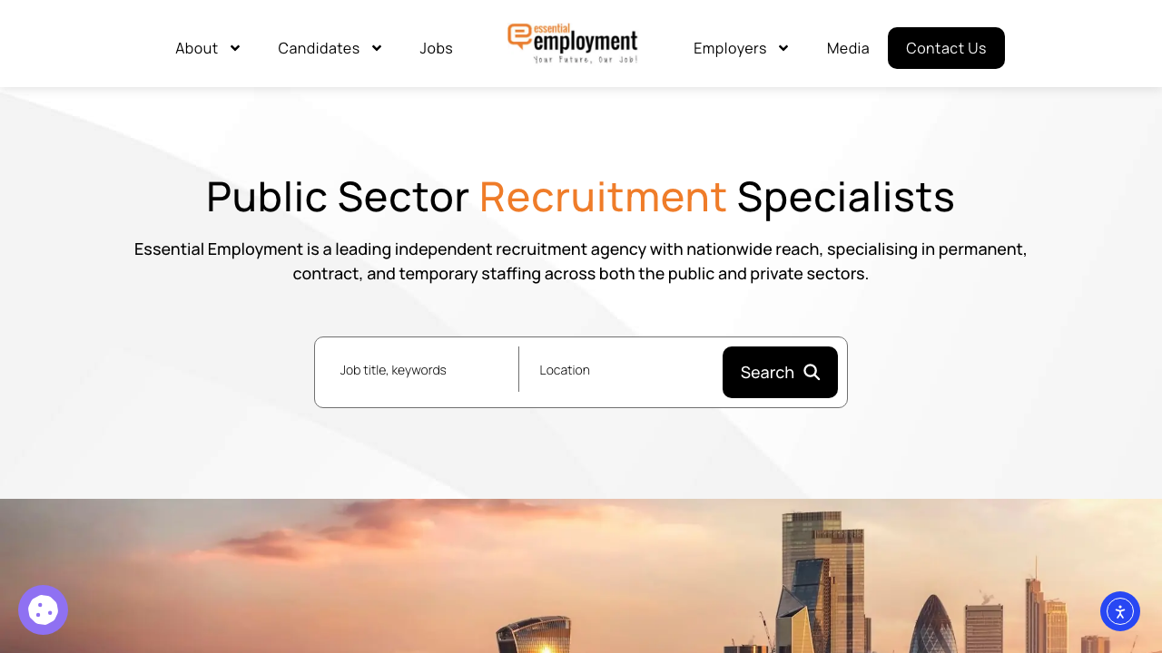 ESSENTIAL SOLUTIONS LTD website preview