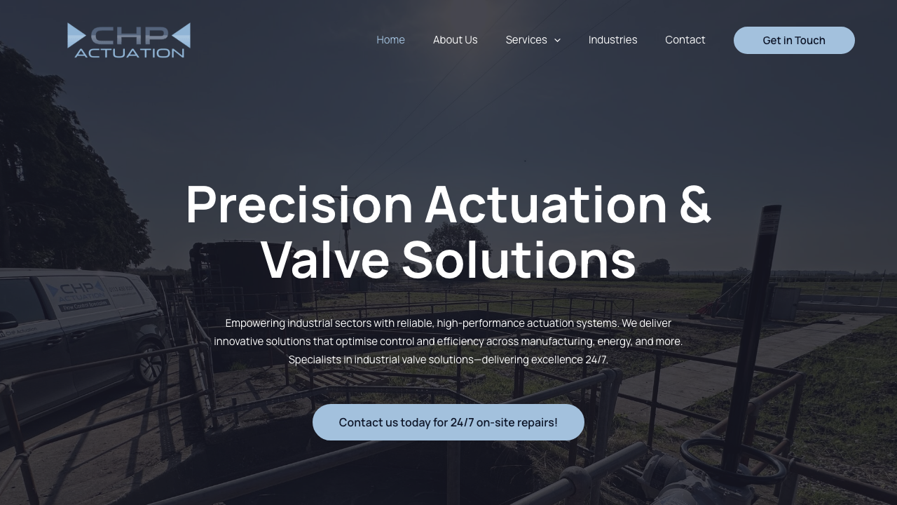 CHP ELECTRICAL LTD website preview