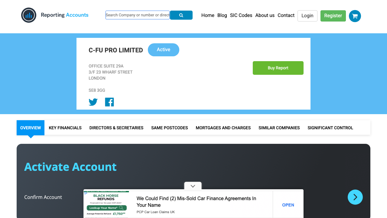 C-FU PRO LIMITED website preview