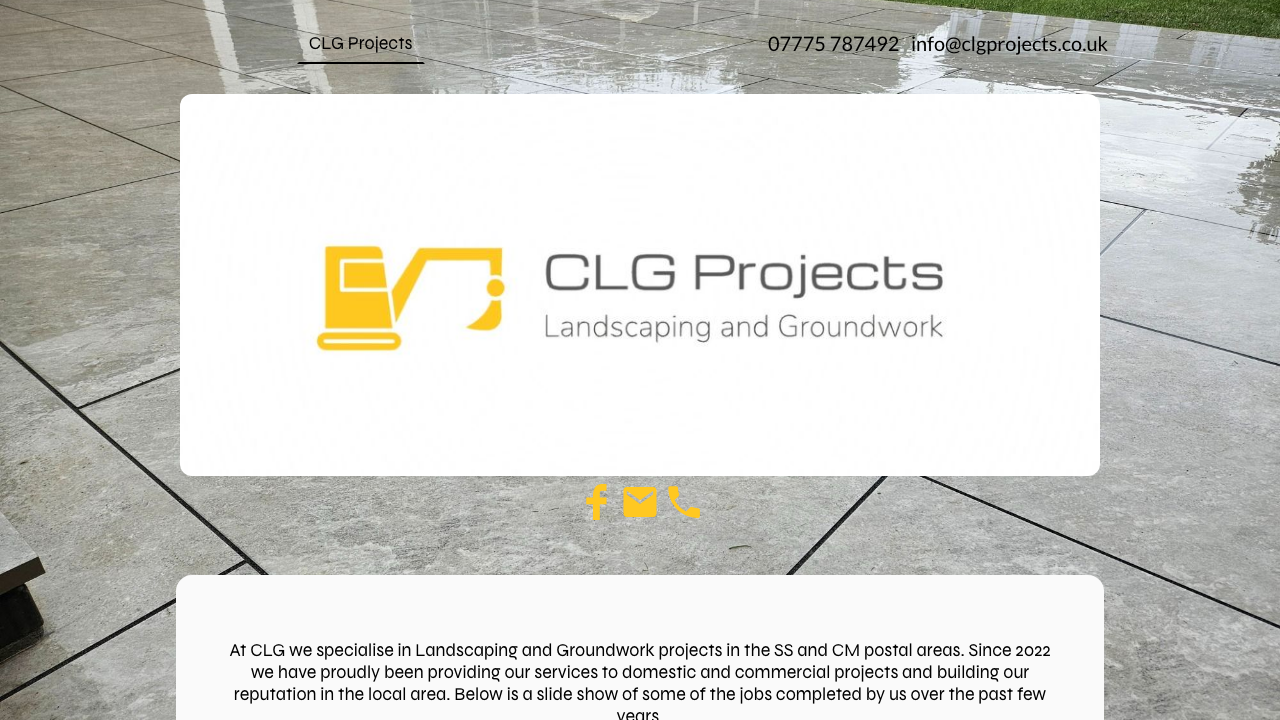 CLG PROJECTS LANDSCAPE AND GROUNDWORK LTD website preview