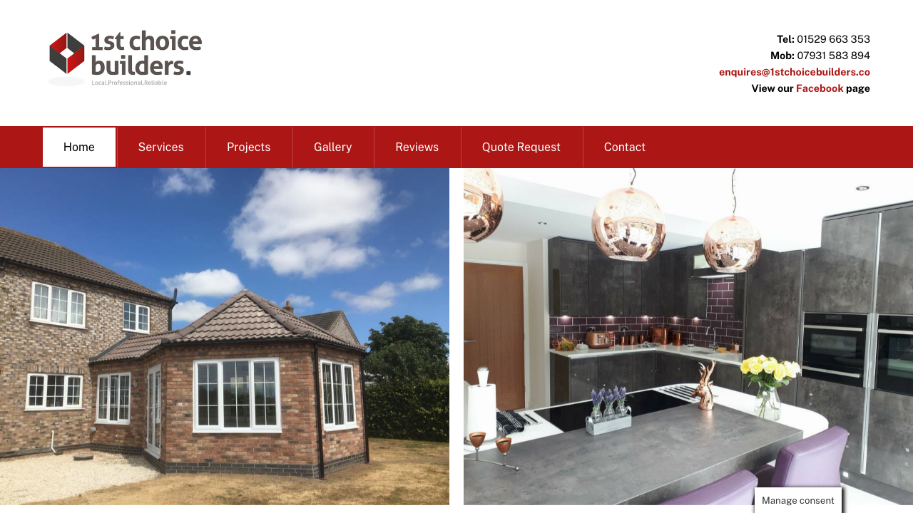 1ST CHOICE BUILDERS LTD website preview