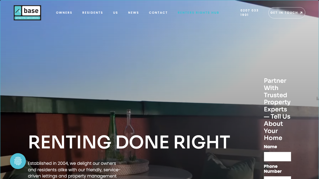 BASE PROPERTY DESIGN LTD website preview