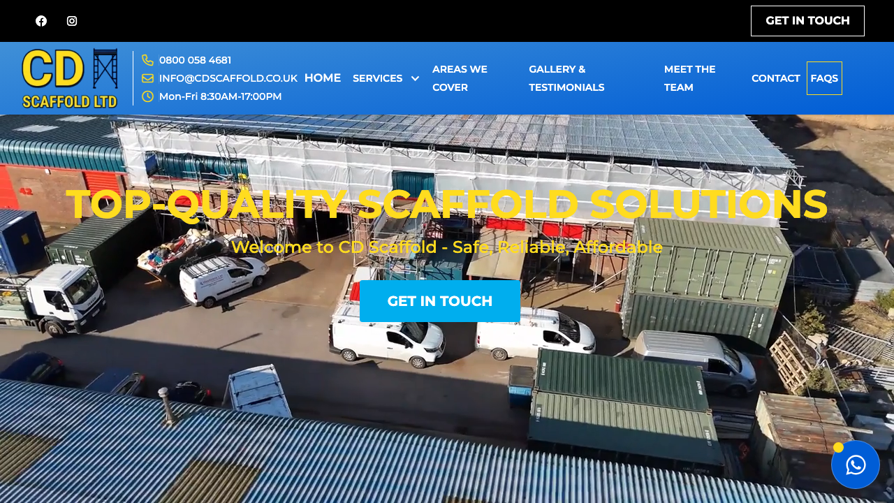 C D SCAFFOLD (SOUTH) LTD website preview