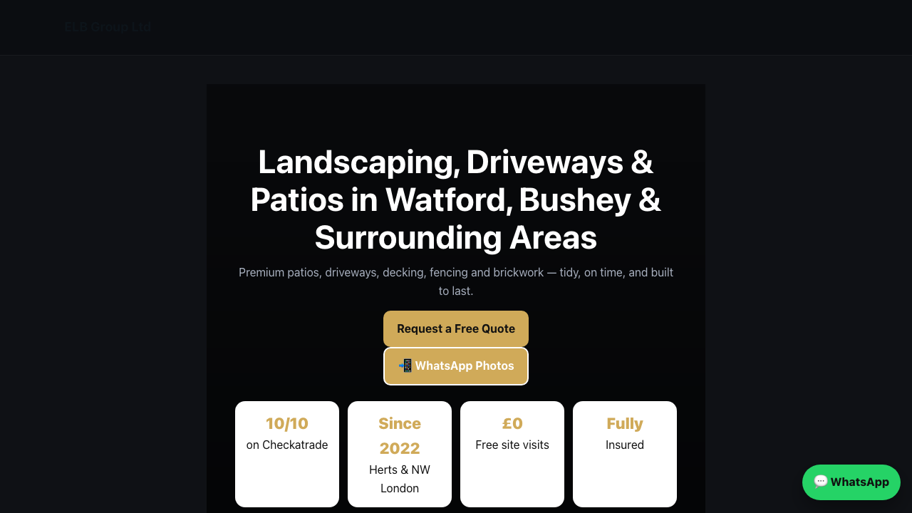 ELB GROUP LTD website preview