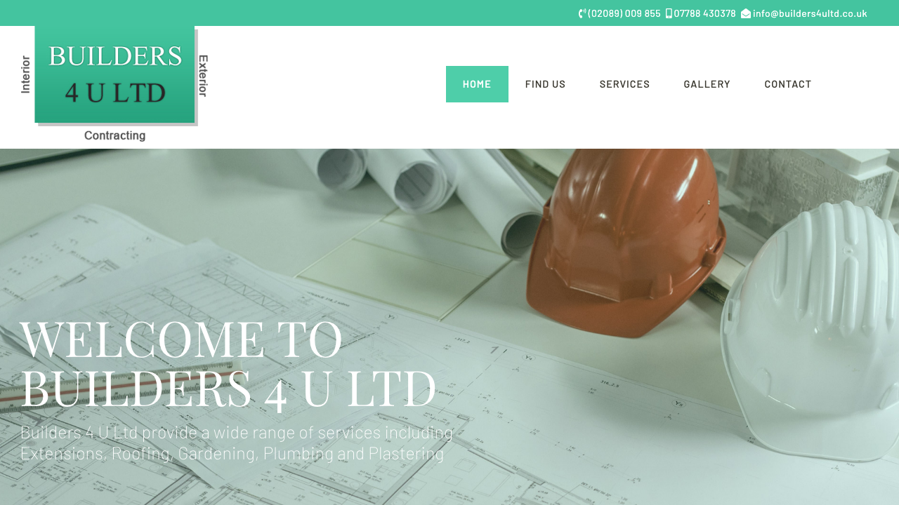 BUILDERS 4 U PLUS LTD website preview