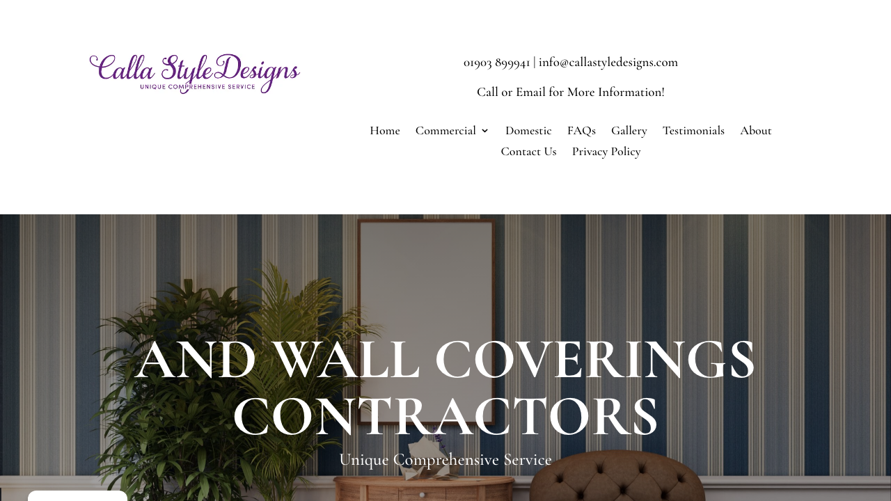 CALLA STYLE DESIGNS LTD website preview