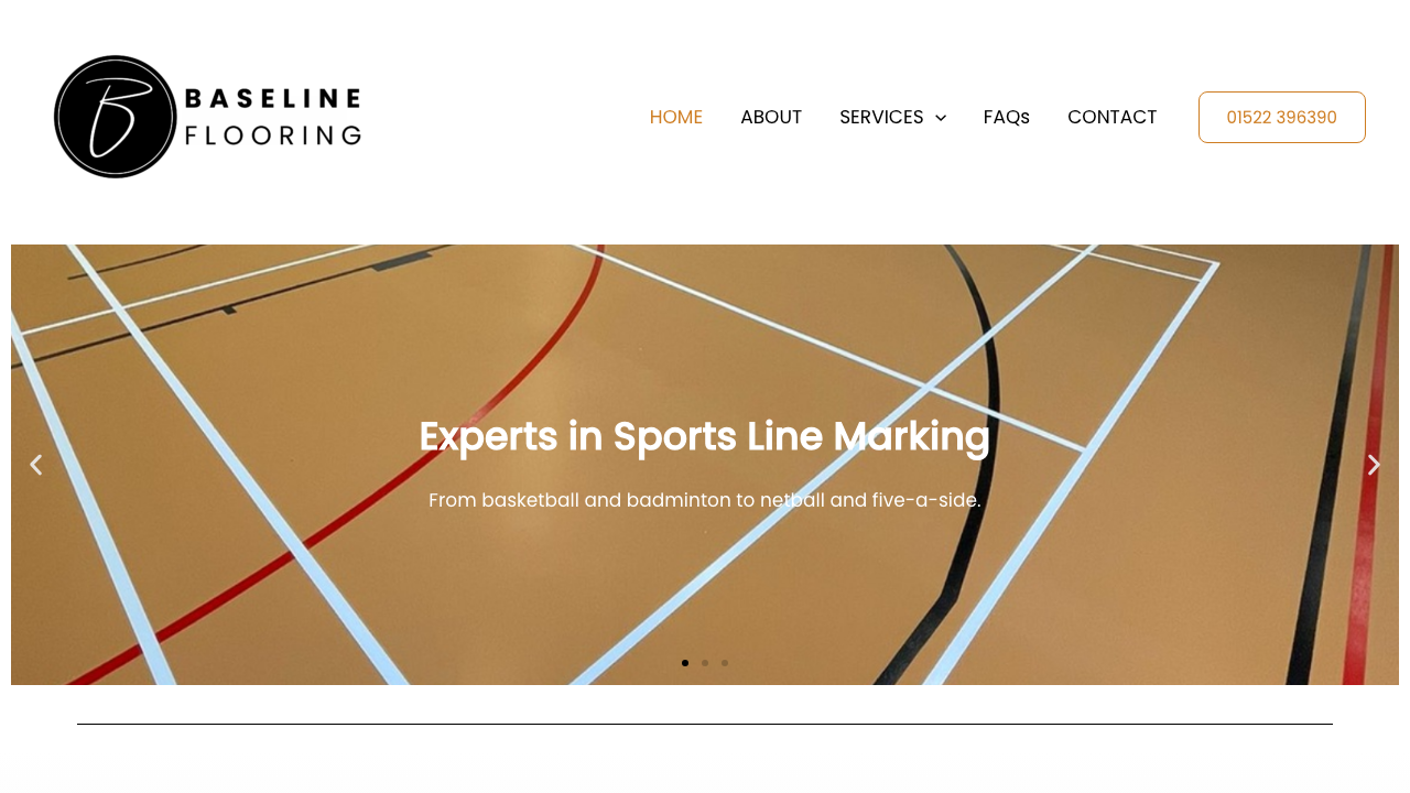 BASELINE FLOORING LTD website preview