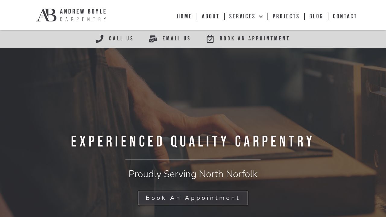 ANDREW BOYLE CARPENTRY LIMITED website preview