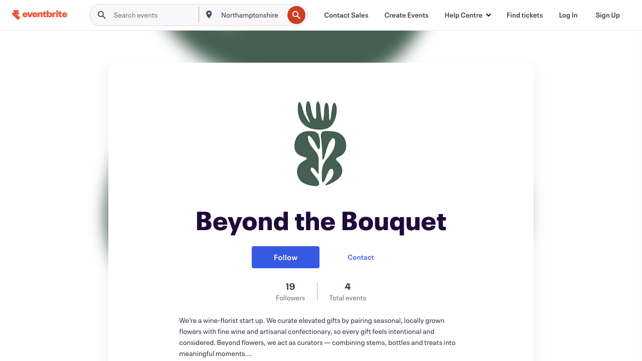 BEYOND THE BOUQUET LTD website preview