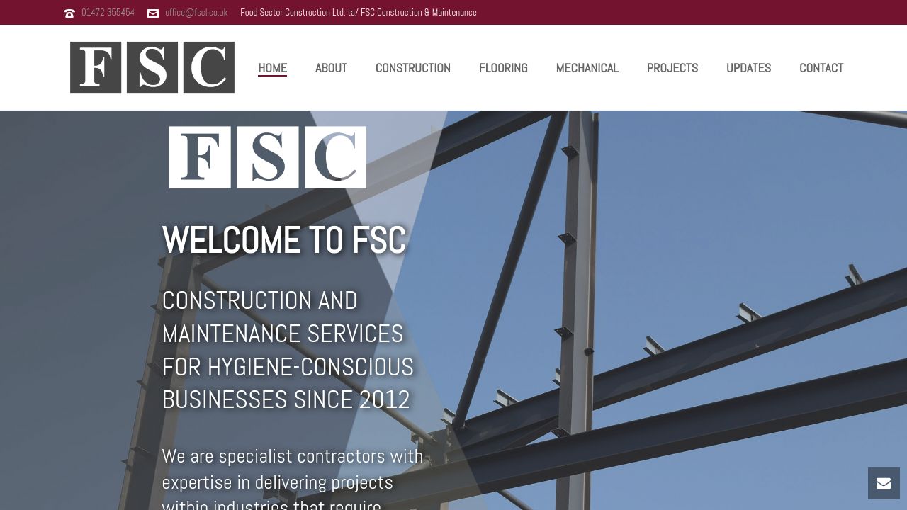 FOOD SECTOR CONSTRUCTION LIMITED website preview