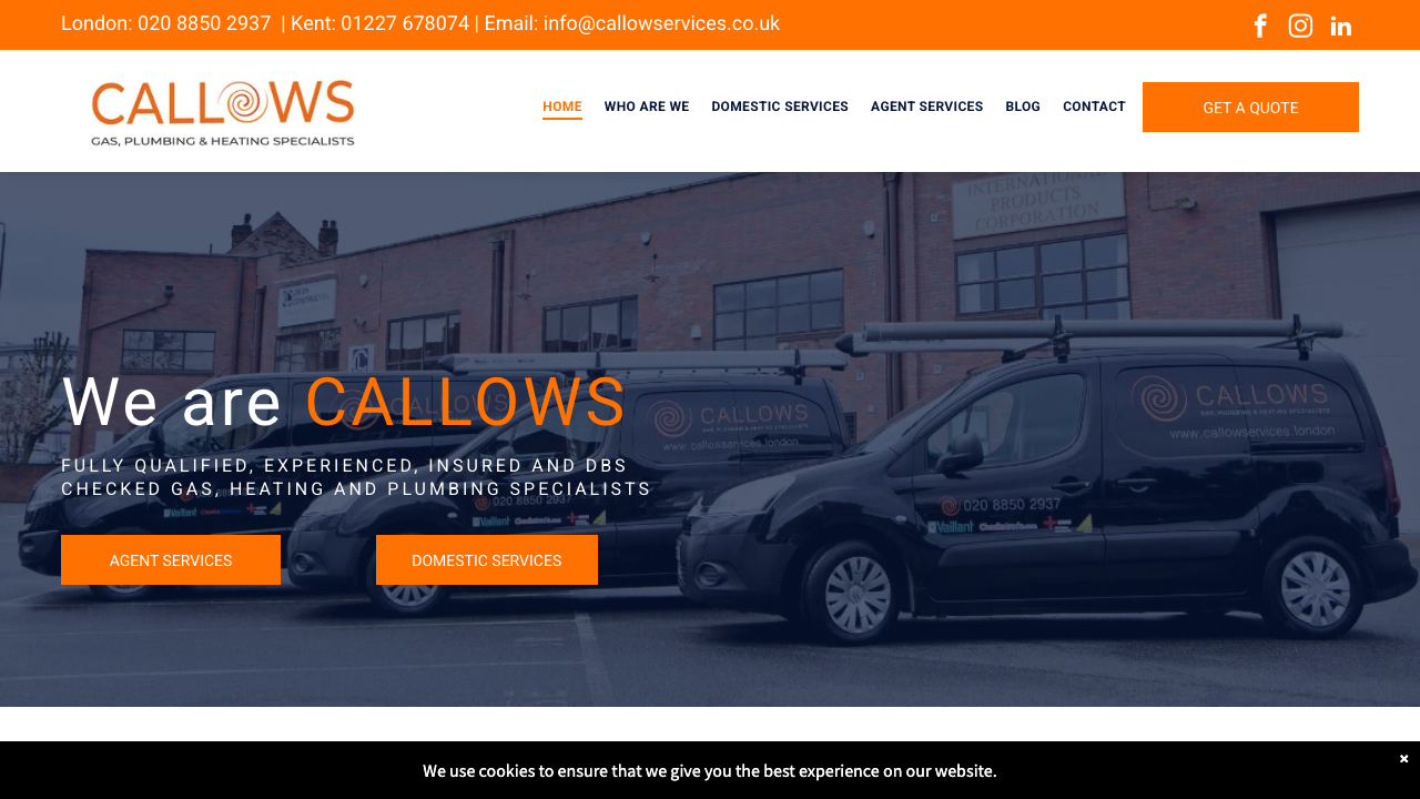 CALLOWS PLUMBING AND HEATING LTD website preview