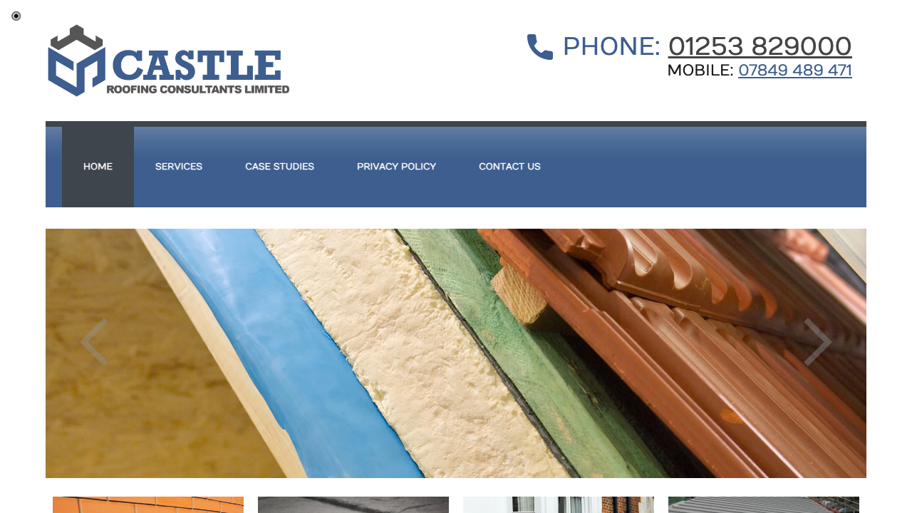 CASTLE ROOFING CONSULTANTS LTD website preview