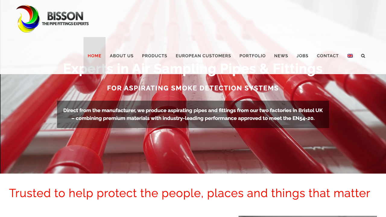 BISSON LTD website preview