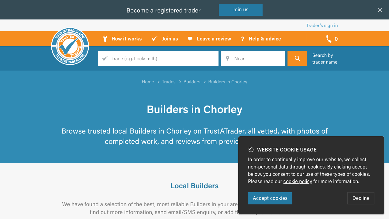 BUILDERS NORTHWEST LTD website preview