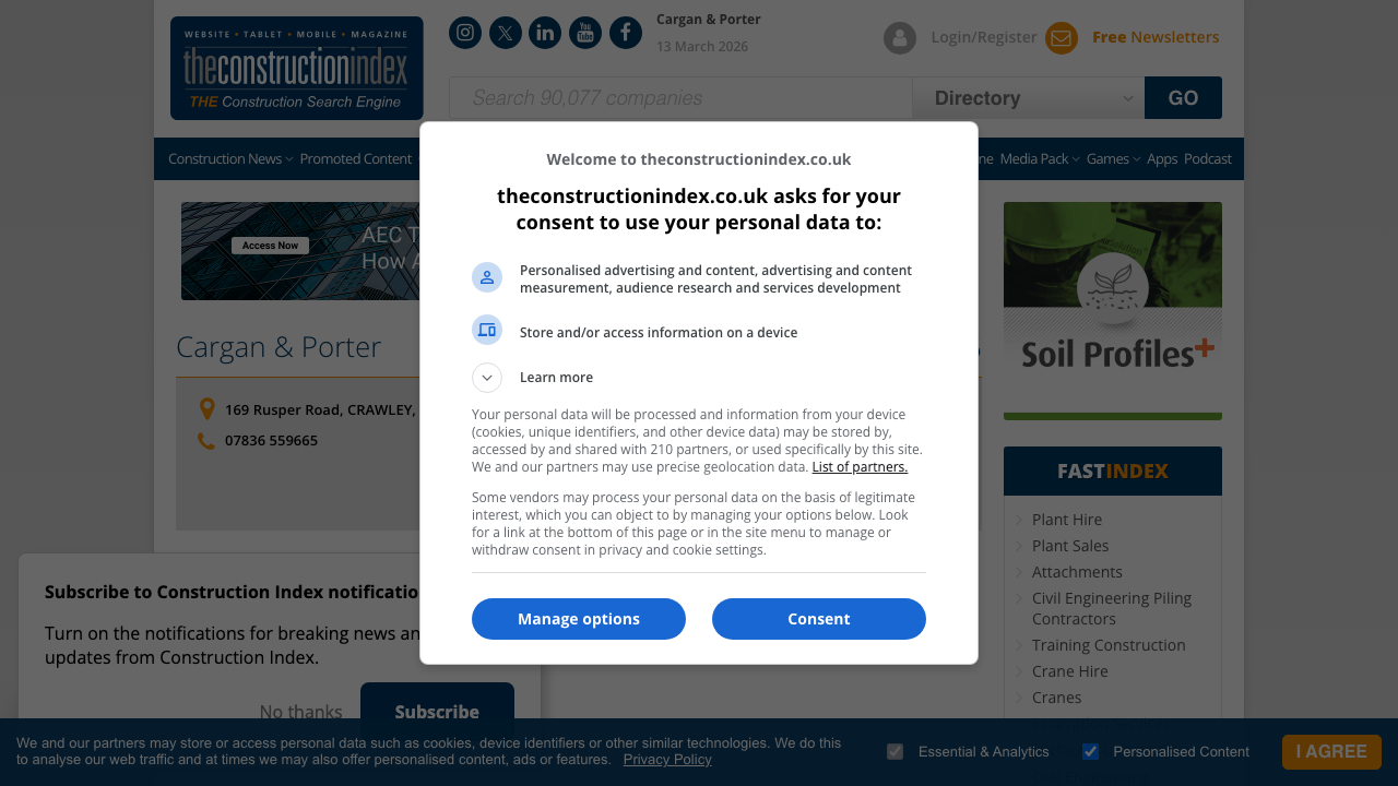 CARGAN SERVICES LIMITED website preview
