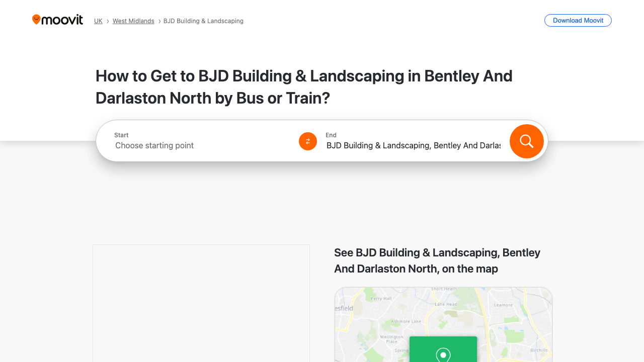 BJD BUILDING & LANDSCAPING LIMITED website preview