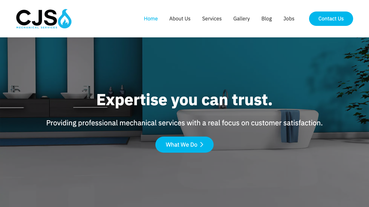 CJS MECHANICAL SERVICES LTD website preview