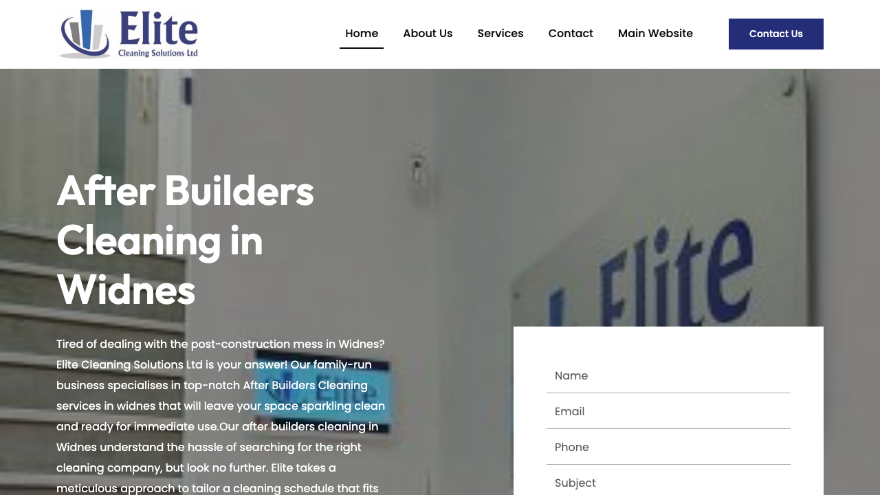 BUILDING CLEANER LIMITED website preview