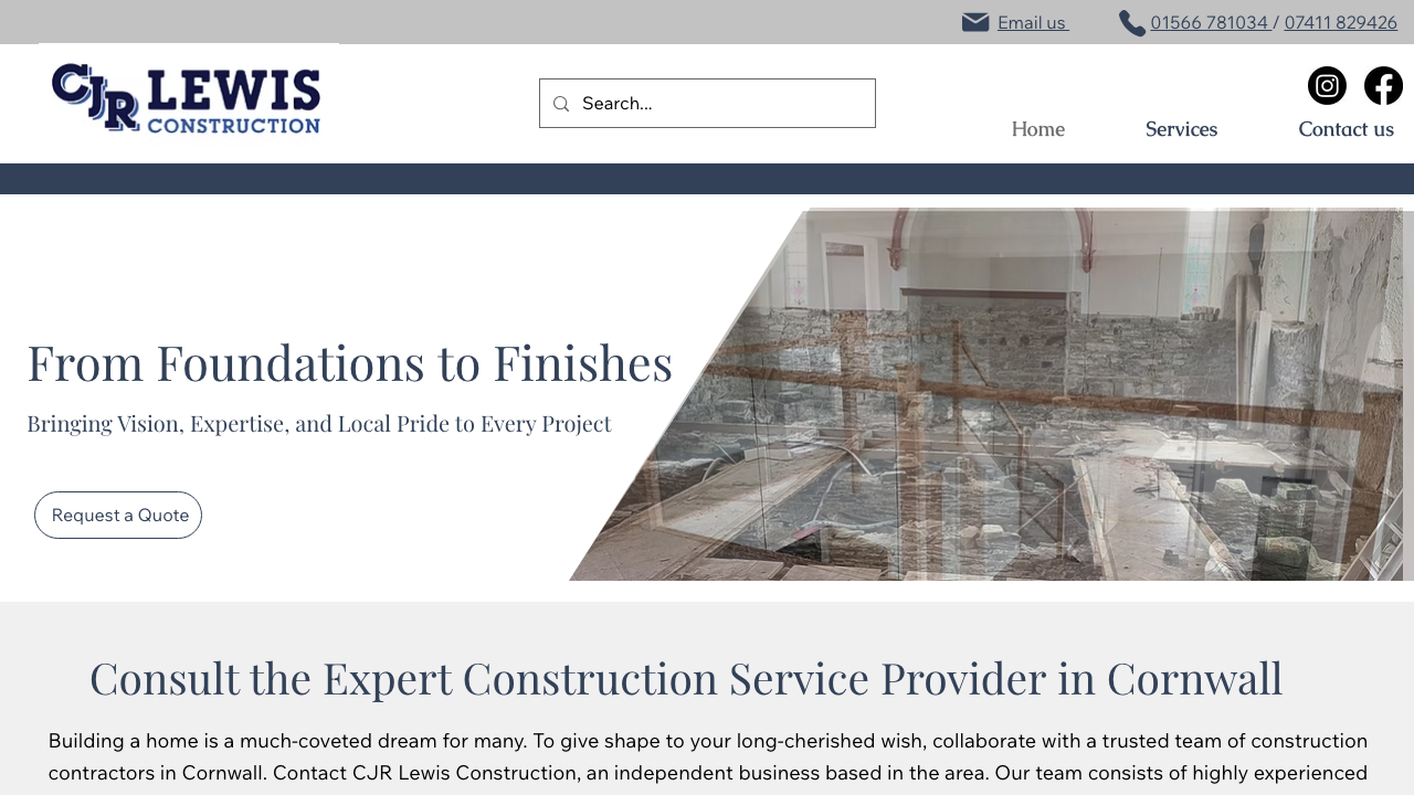 CJR BUILDING LTD website preview