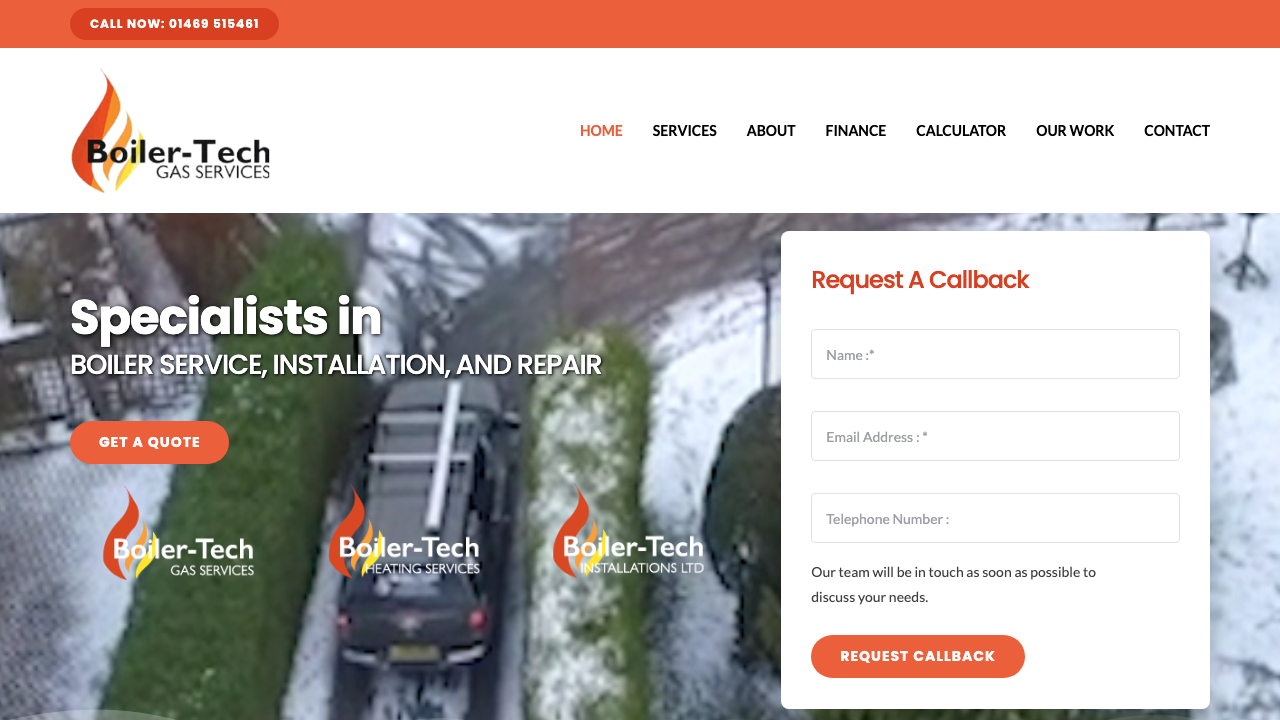 BOILER-TECH INSTALLATIONS LIMITED website preview