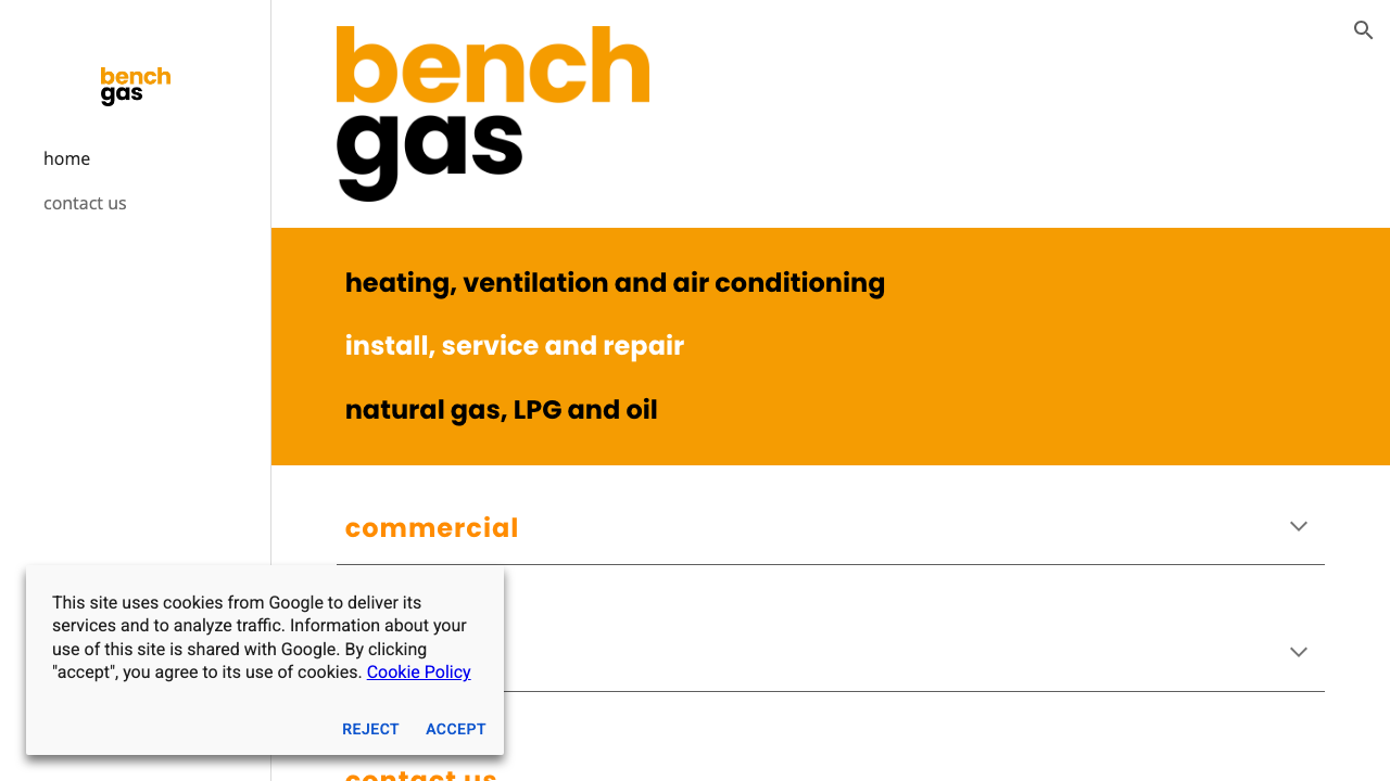 BENCH GAS SERVICES LIMITED website preview