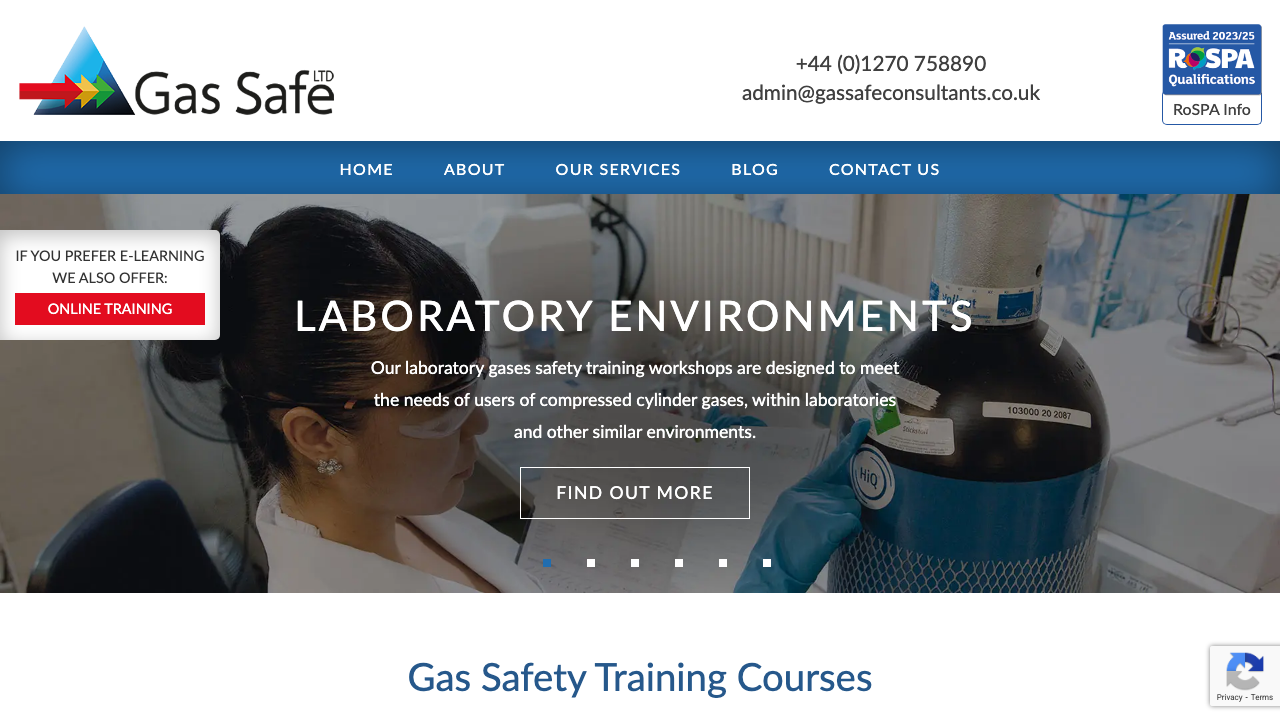 GAS CONSULTANTS LIMITED website preview