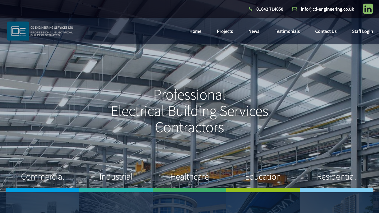 C D ELECTRICAL CONSTRUCTION LIMITED website preview