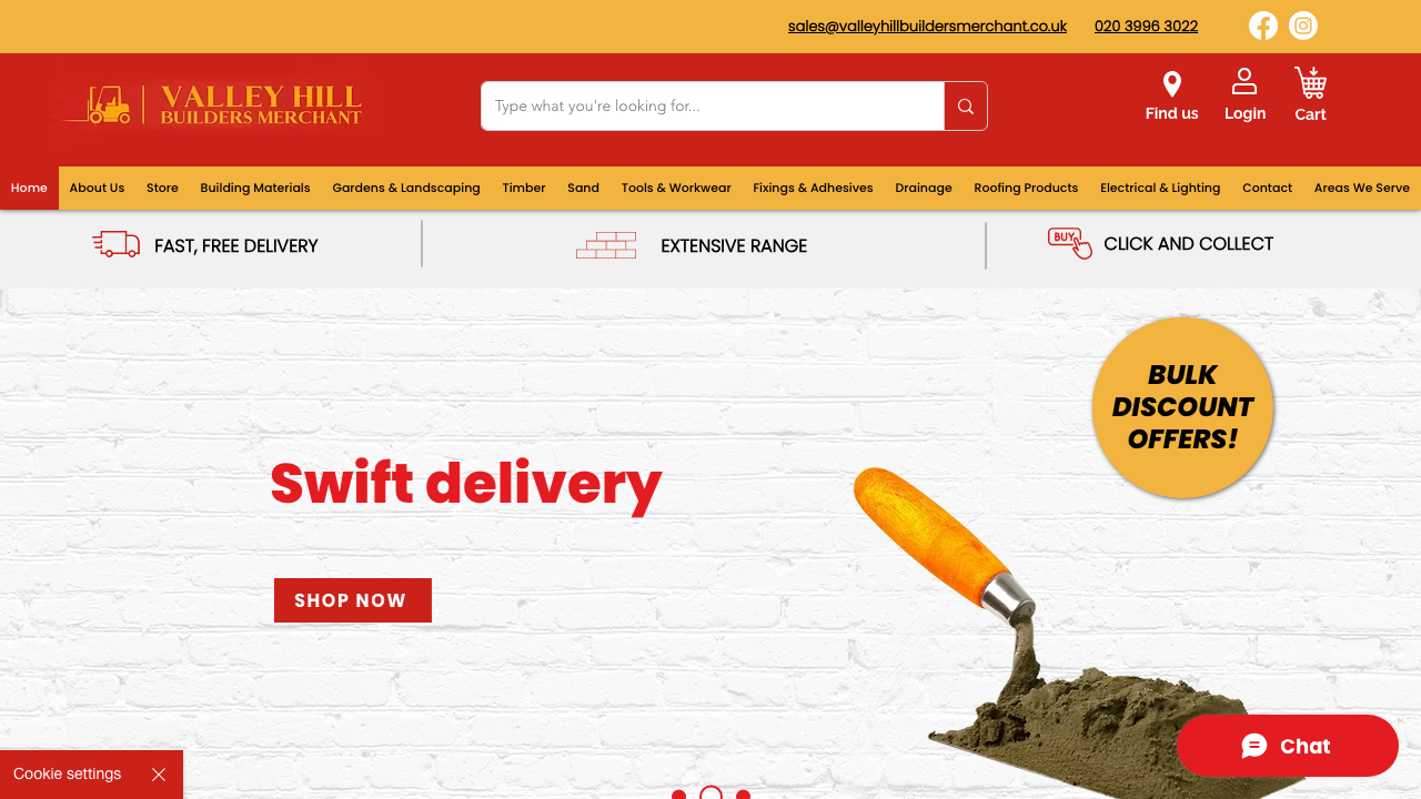 BUILDERS MERCHANT ONLINE GROUP LTD website preview