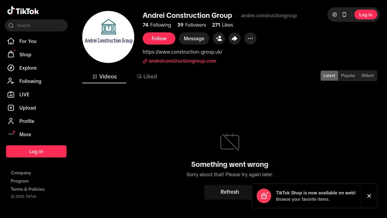 ANDREI CONSTRUCTION GROUP LTD website preview
