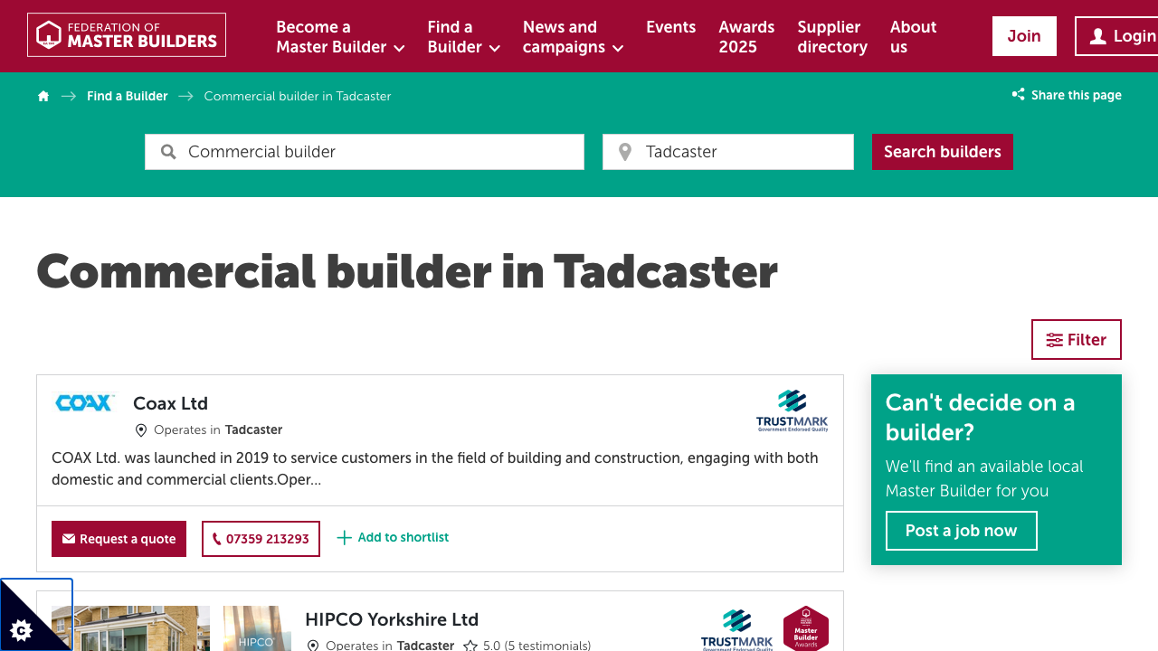 BARWICK CONSTRUCTION LIMITED website preview